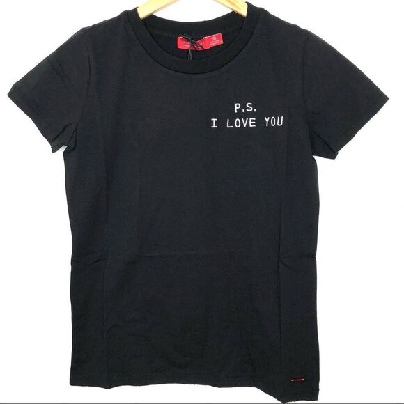 -n.Philanthropy P.S. I Love You Jigsaw Tee NWT XS - Picture 3 of 9